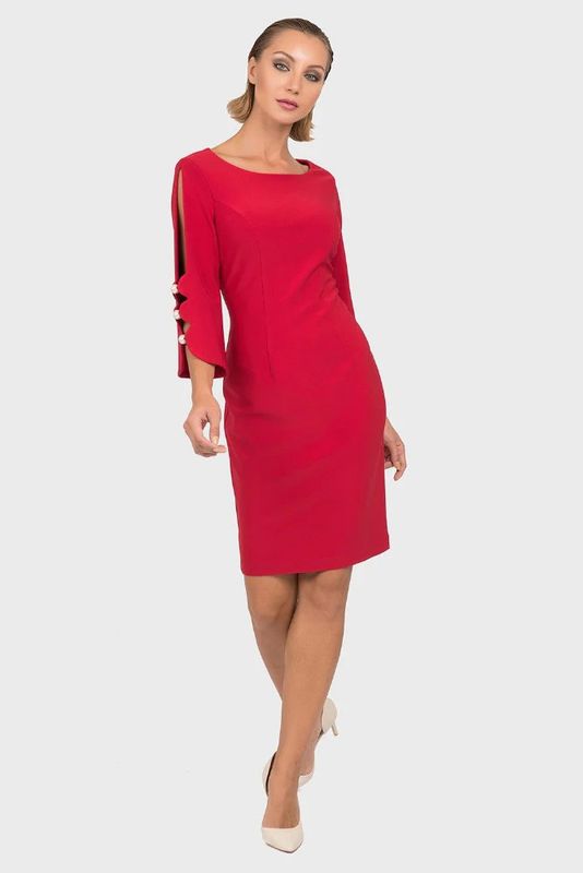 Ribkoff 3/4 Open Sleeve Dress w/Pearls 192005