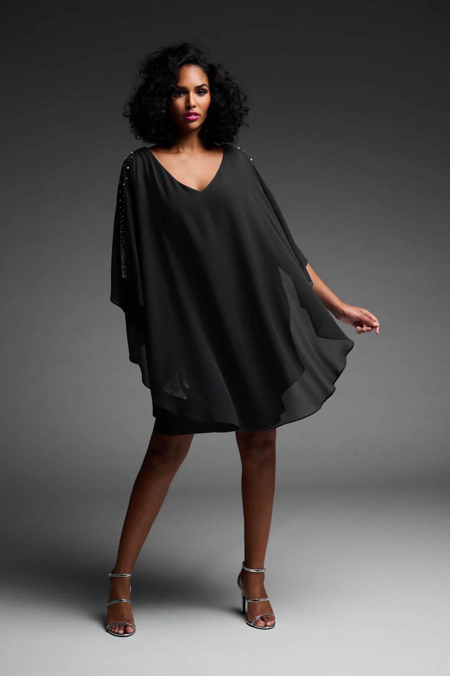 Ribkoff Sapphire Chiffon Overlay Dress 223742