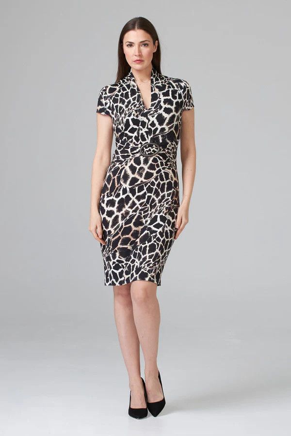 Ribkoff Animal Block Print Dress 201368