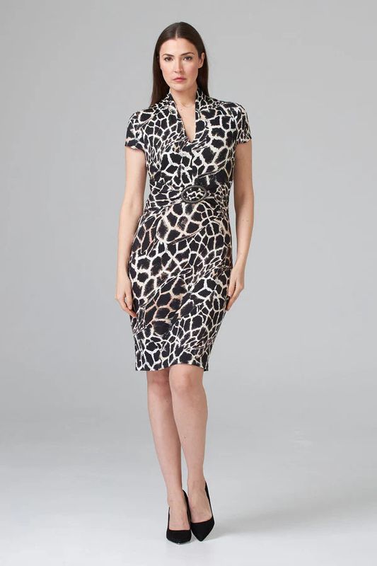 Ribkoff Animal Block Print Dress 201368