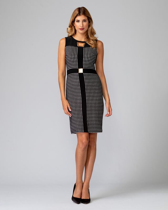 Ribkoff Gingham Dress 193822