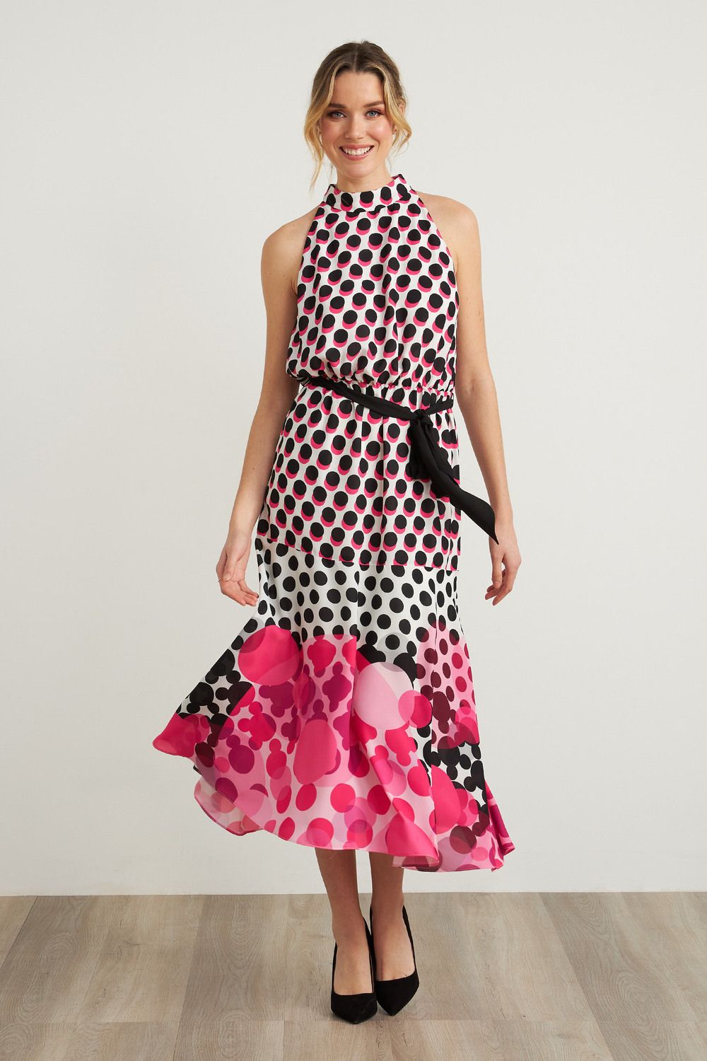 Ribkoff Sleeveless Polka Dot Dress 212210