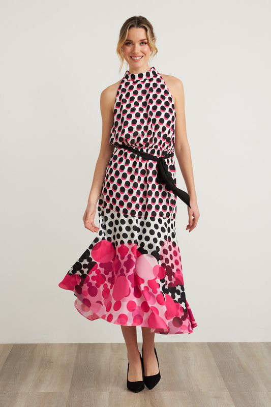 Ribkoff Sleeveless Polka Dot Dress 212210