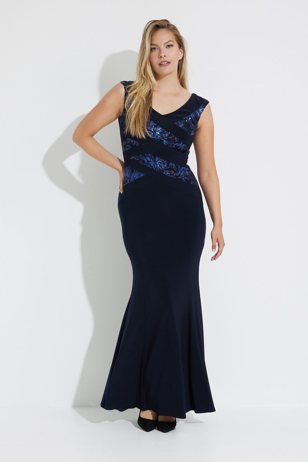 Ribkoff Sequined Mermaid Dress 223754