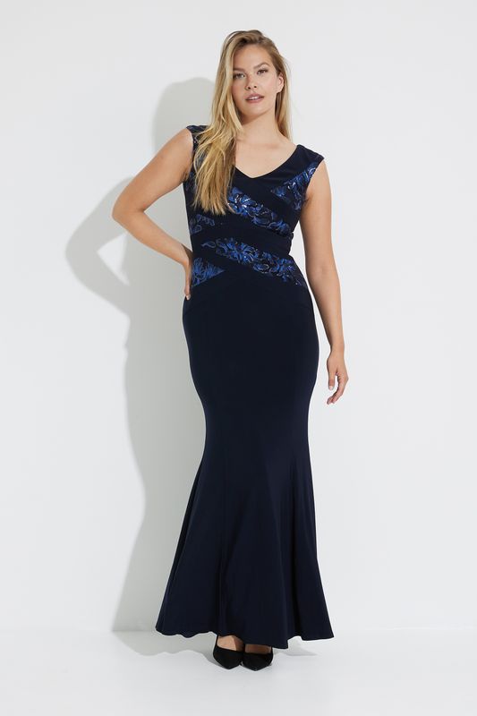 Ribkoff Sequined Mermaid Dress 223754