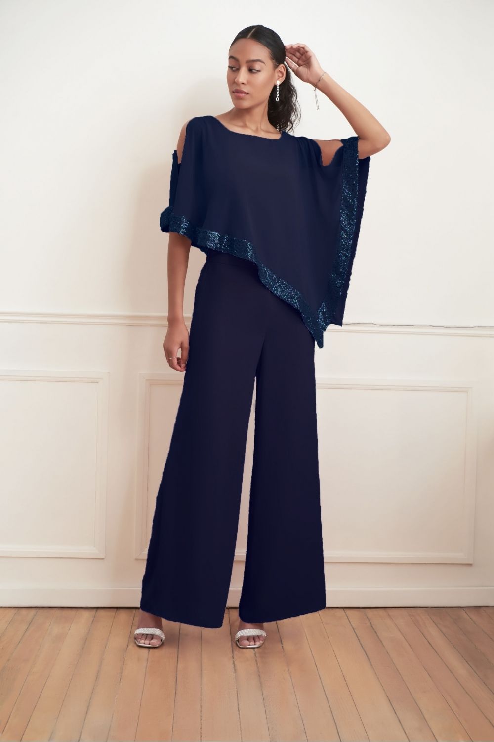Ribkoff Sequin Trim Top 221346