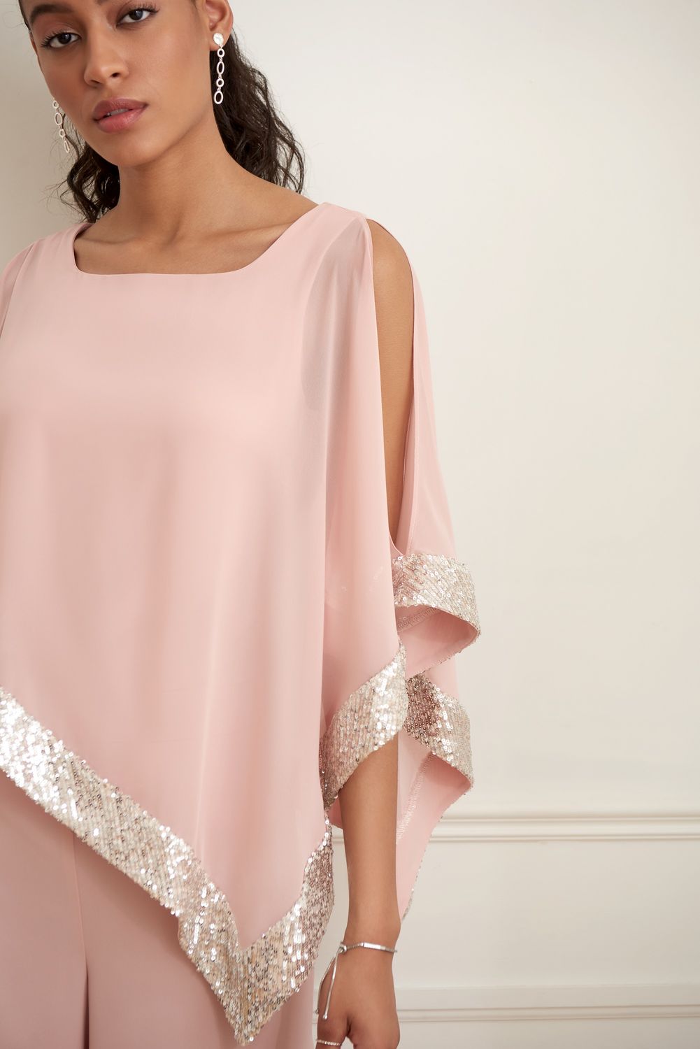 Ribkoff Sequin Trim Top 221346
