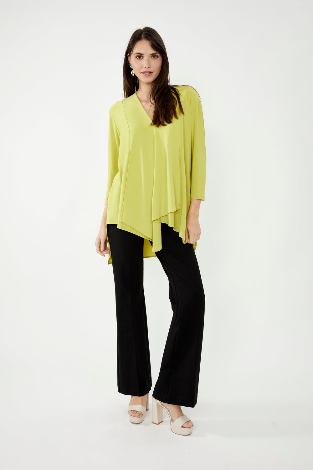 Ribkoff Asymmetrical V-neck Pullover 161066