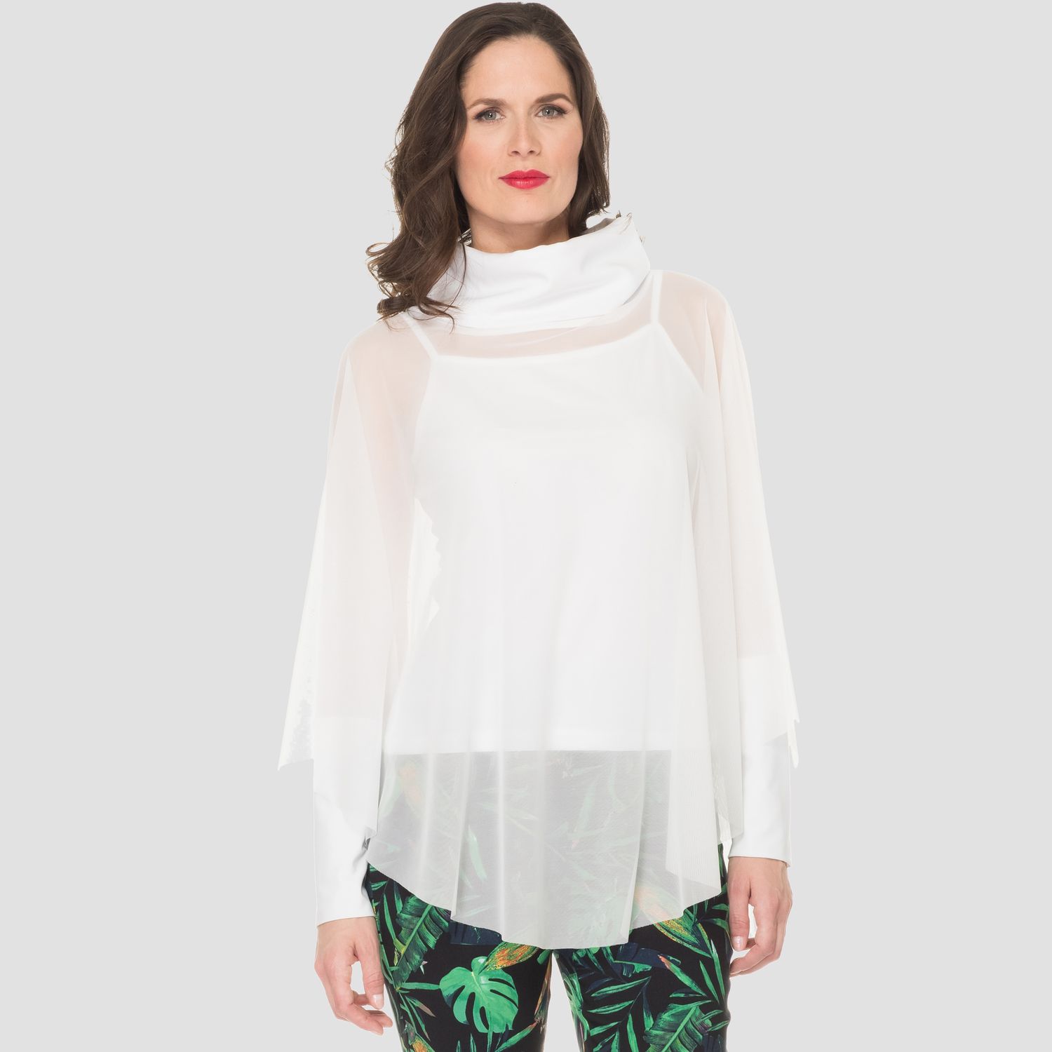 Ribkoff Tank w/Sheer Overlay 191308