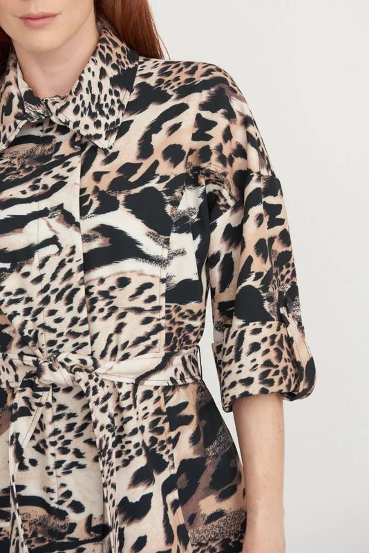 Ribkoff 3/4 Sleeve Animal Print Jacket 203316
