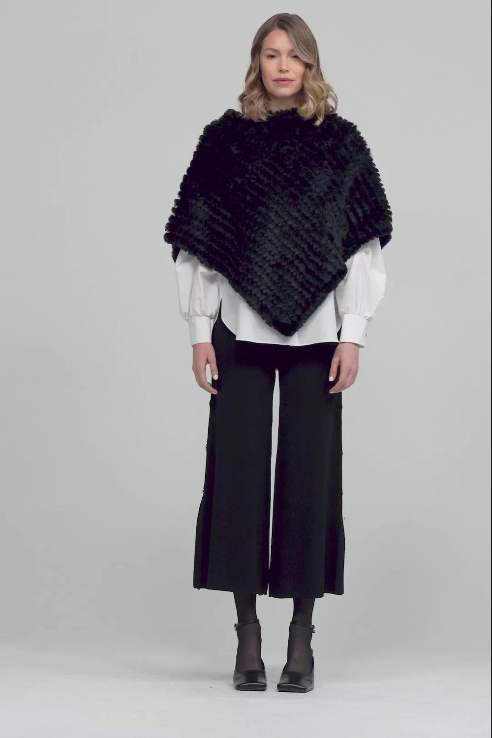 Ribkoff Faux Fur Poncho 213960