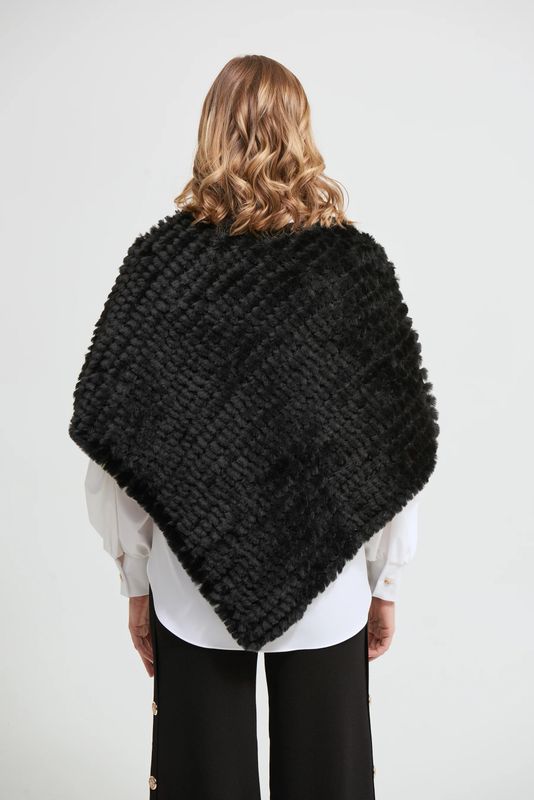 Ribkoff Faux Fur Poncho 213960
