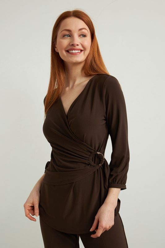 Ribkoff Wrap Front Top 213349