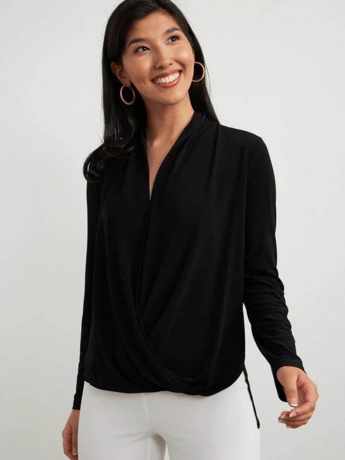 Ribkoff Draped Front Top Style 213341