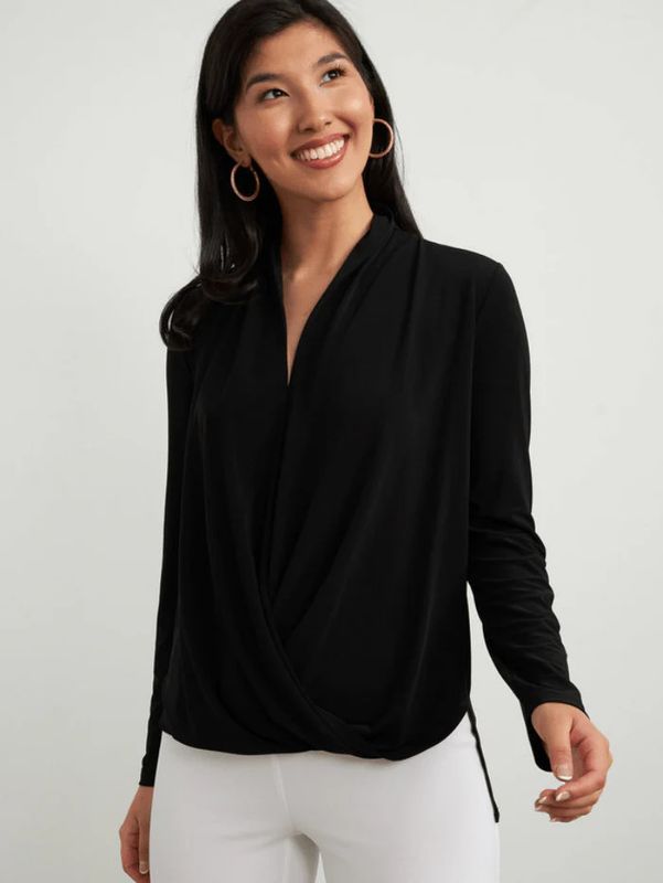 Ribkoff Draped Front Top Style 213341