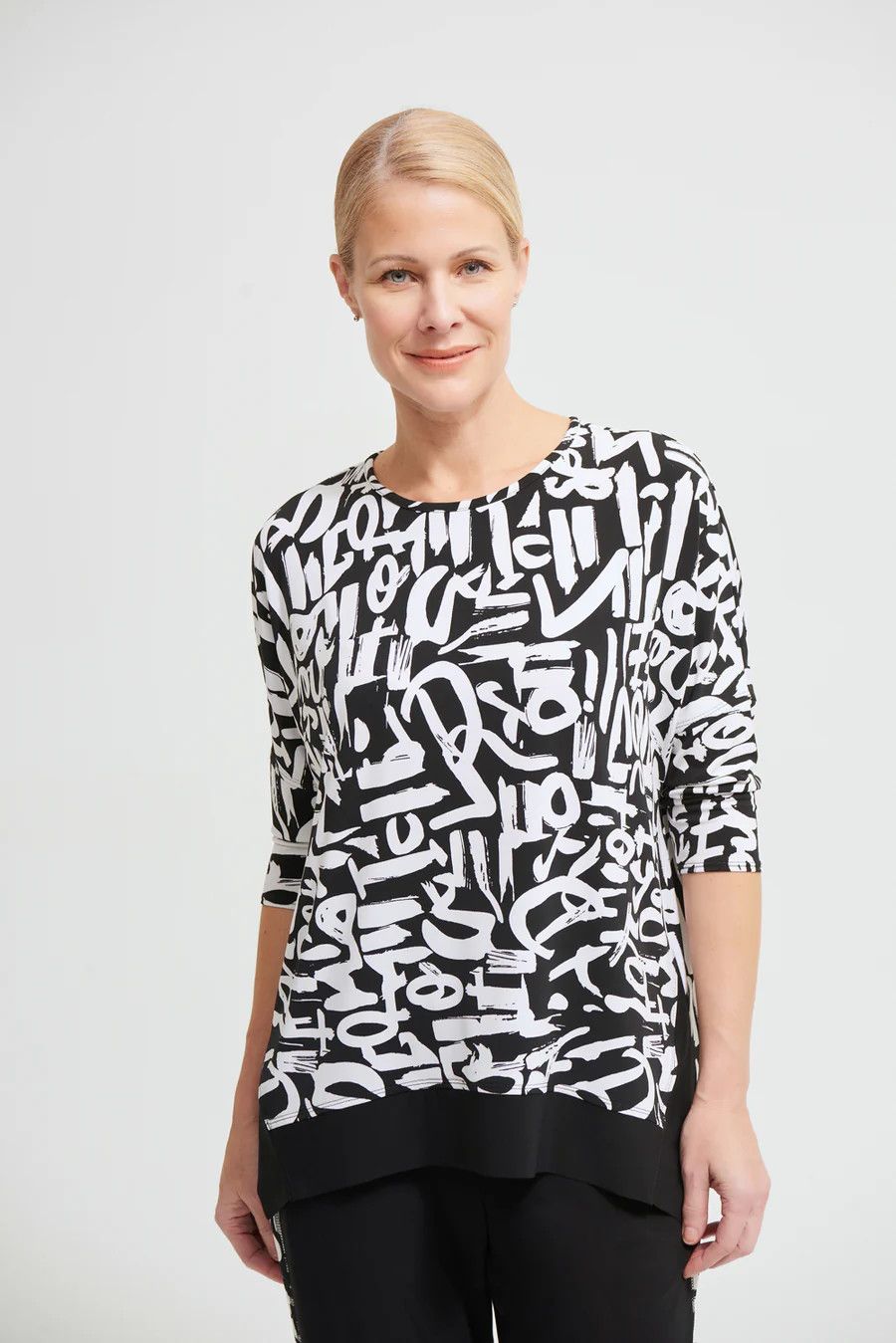 Ribkoff Abstract Printed Top 213676