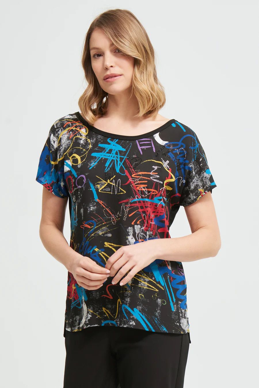 Ribkoff Graffiti Print Top 213461