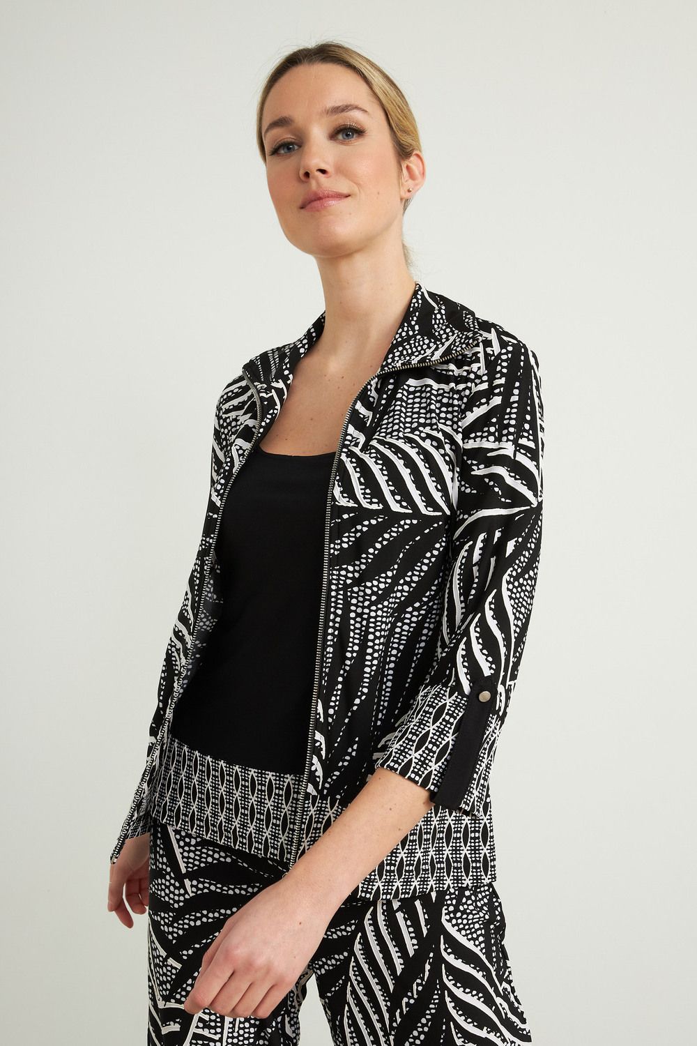 Ribkoff Zip Front Jacket w/ Cami 212266