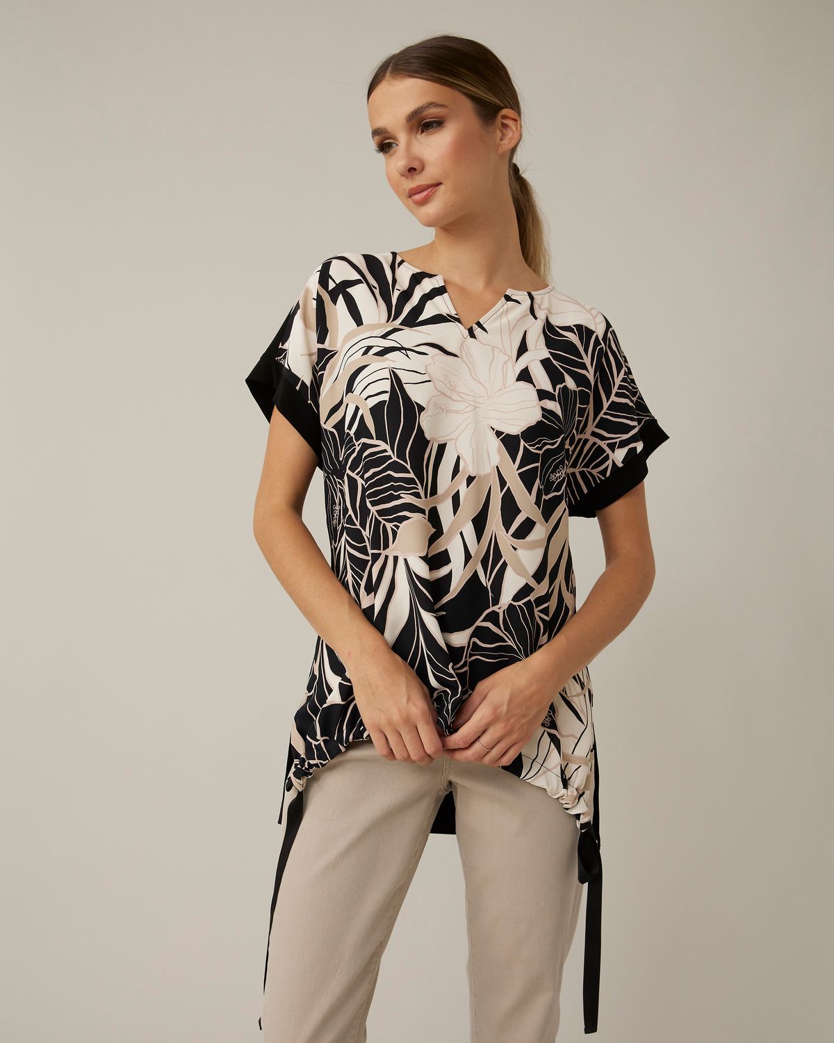 Ribkoff Tie Detail Top 221234