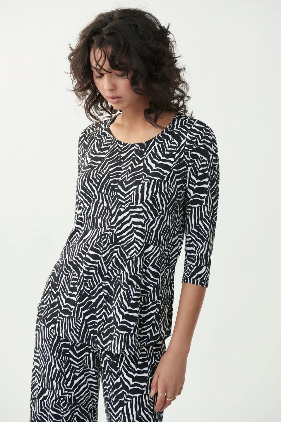 Ribkoff Abstract Print Top 221312