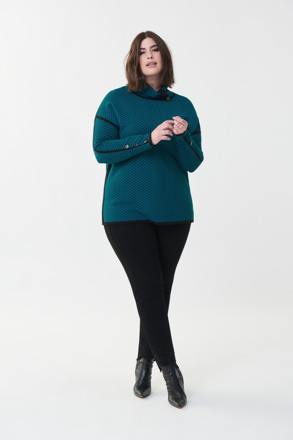 Ribkoff Textured Knit Sweater 223953