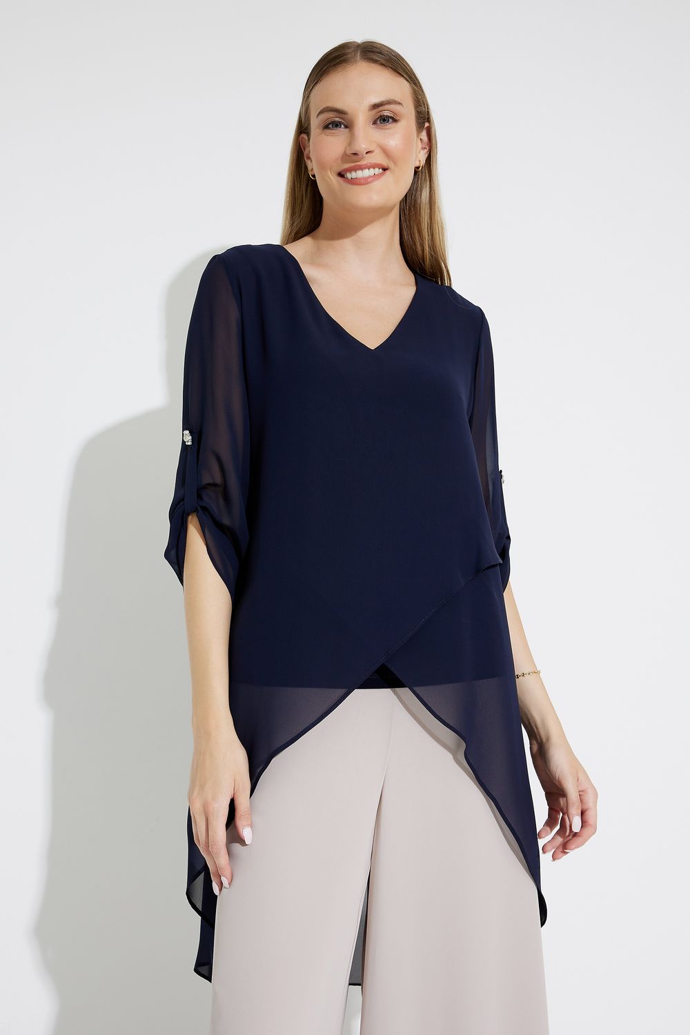 Ribkoff Asymmetrical Hip-length Top 223740