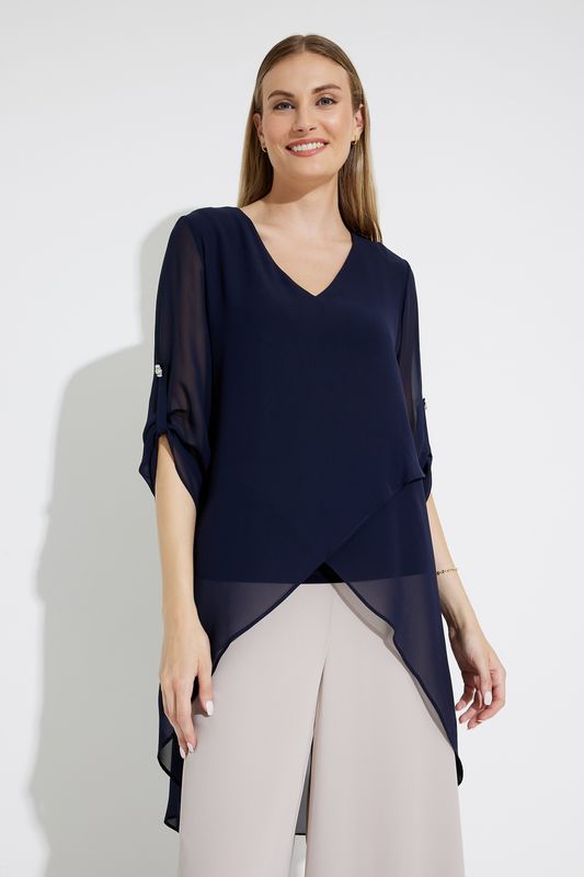 Ribkoff Asymmetrical Hip-length Top 223740