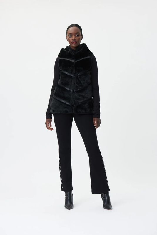 Ribkoff Faux Fur Sleeveless Jacket 223910
