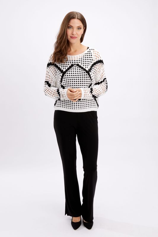 Lyman Printed Fishnet Top 246245U