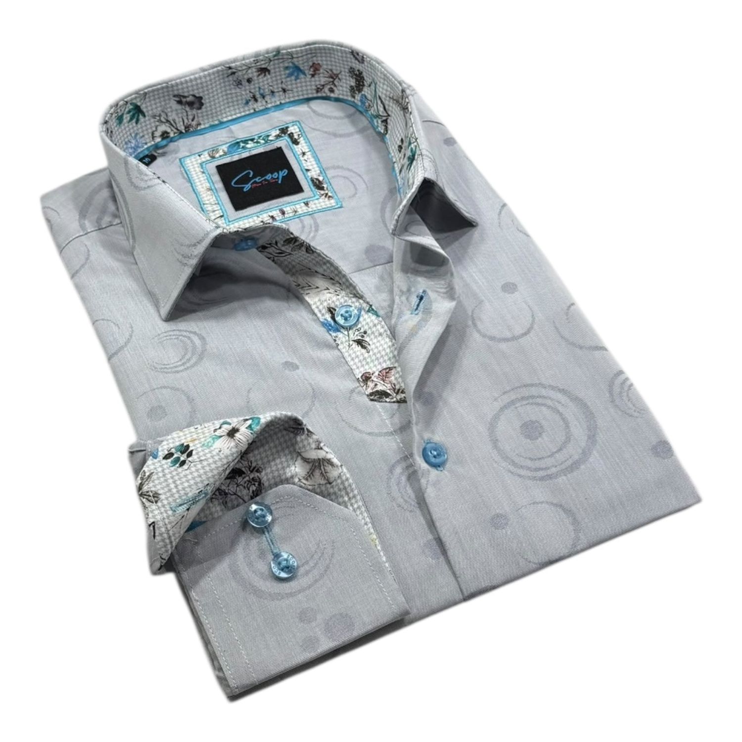 Scoop L/S Cotton Sport Shirt - Ripple