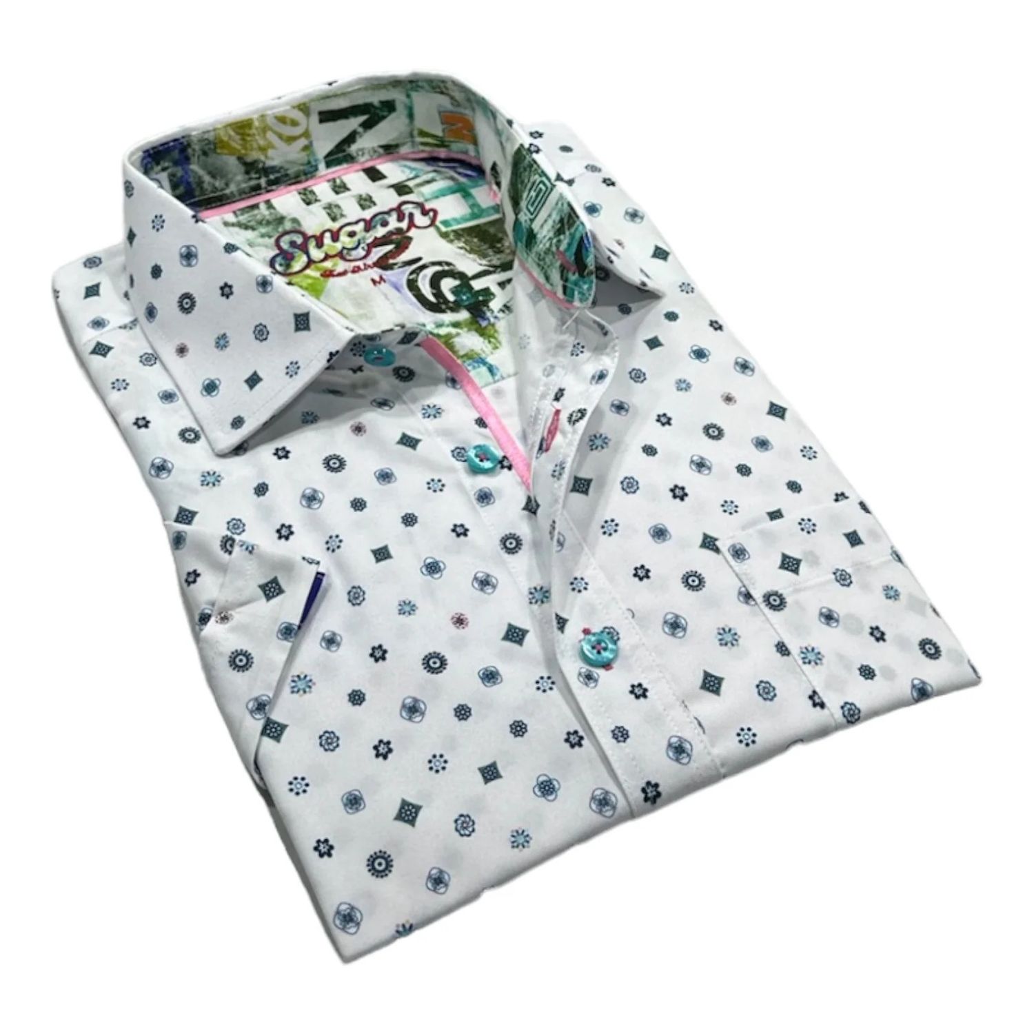Sugar S/S Sport Shirt - Fluora