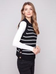 Charlie B Sleeveless Sweater Vest C2927