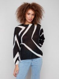 Charlie B Mohair-Effect Knit Sweater C2900