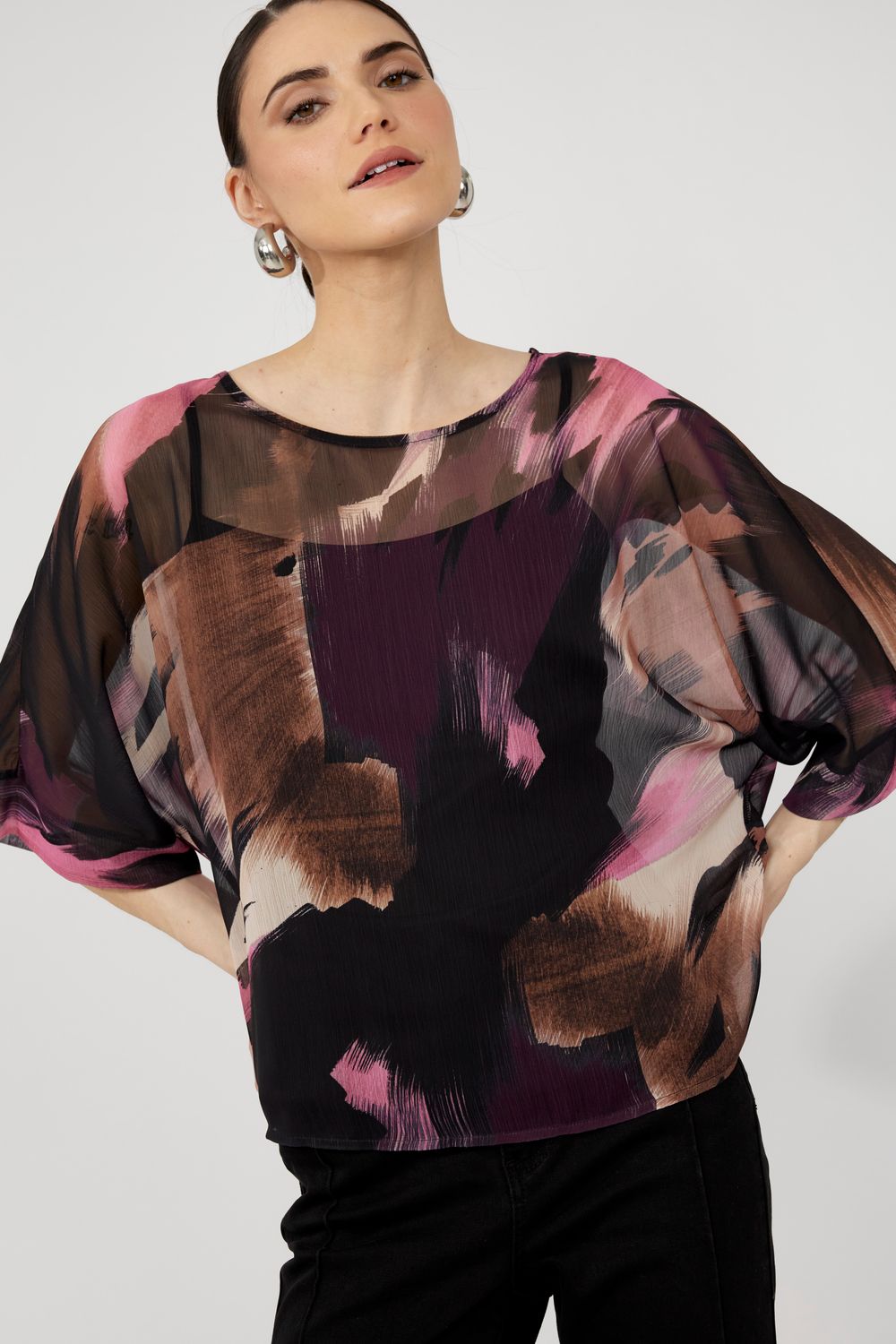 Lyman Floral Pullover Style 253395
