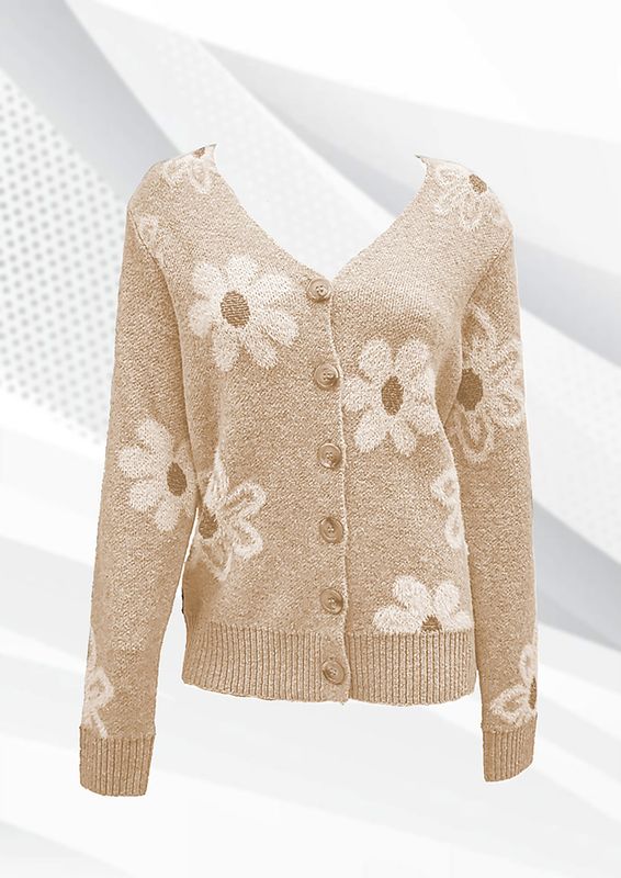 P/Z Floral Cardigan - MOP3362