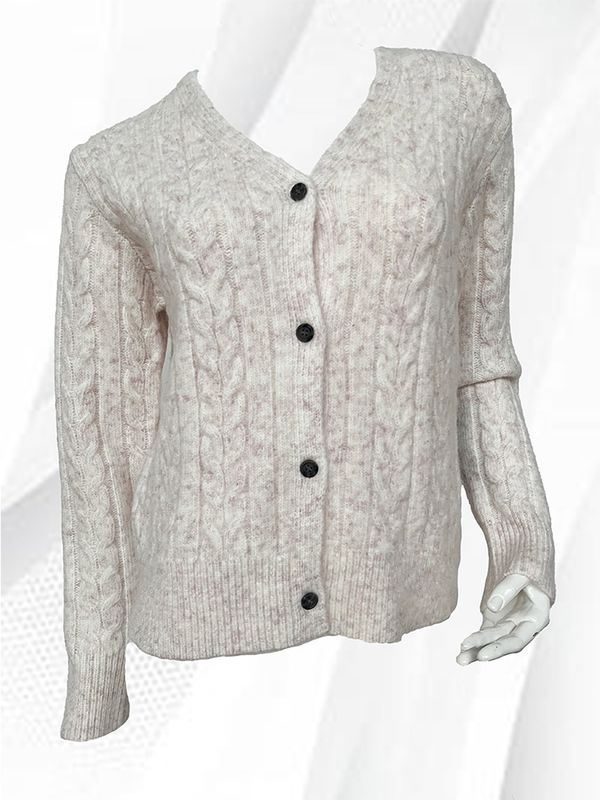 P/Z Cable Knit Cardigan - MOP3387