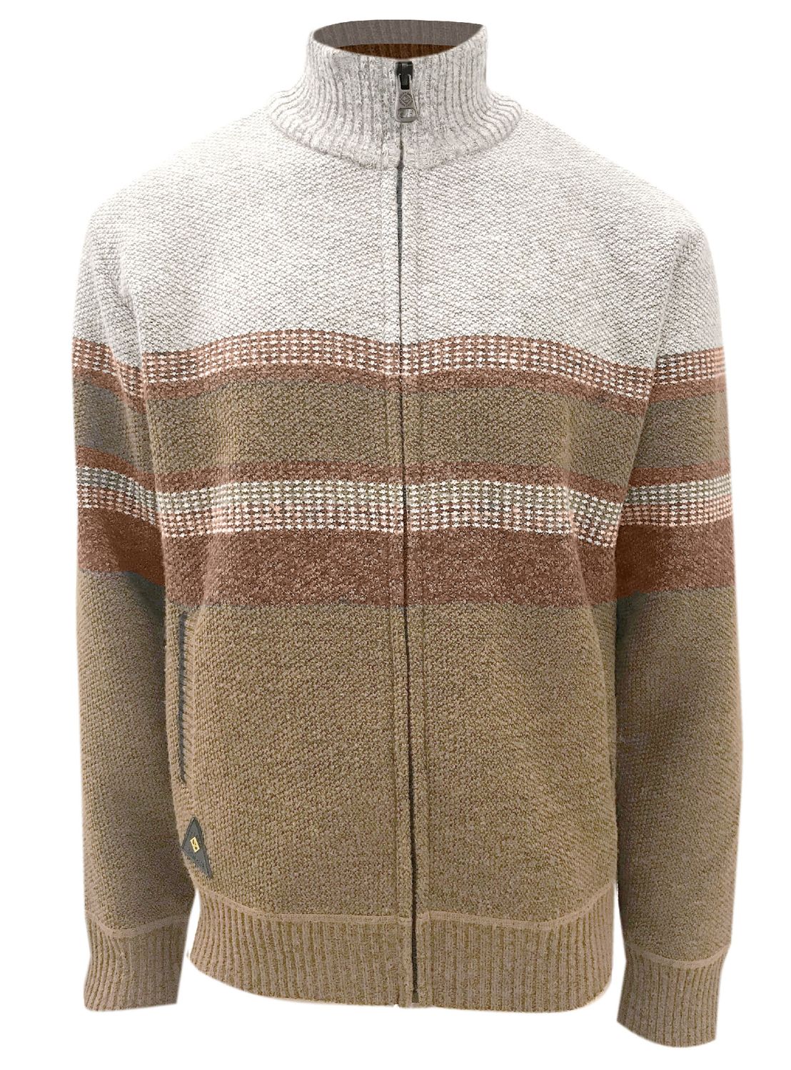 P/Z Full Zip Bonded Sweater - 7568608