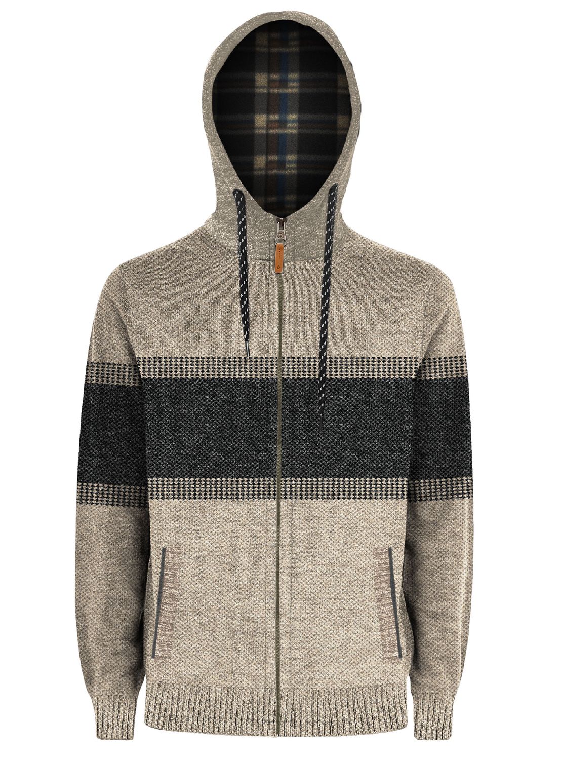 P/Z Bonded Full Zip Sweater w/ Hood 7568605