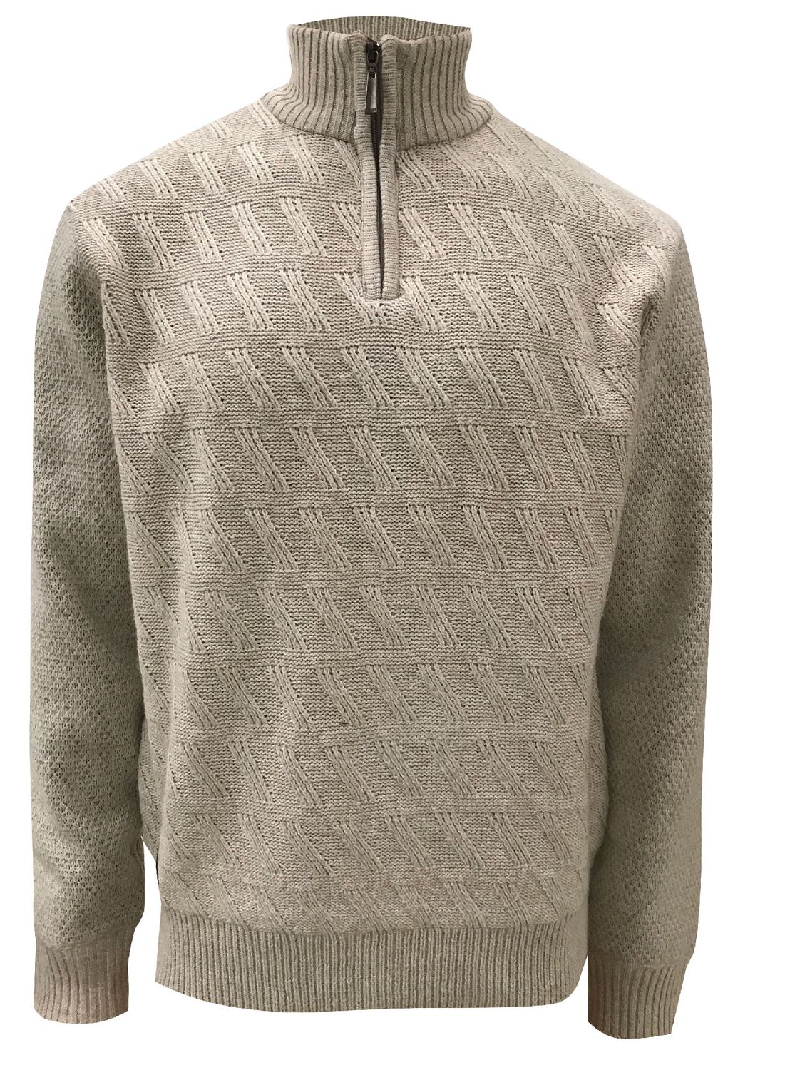 P/Z Bonded Mock Zip Sweater - 7568640