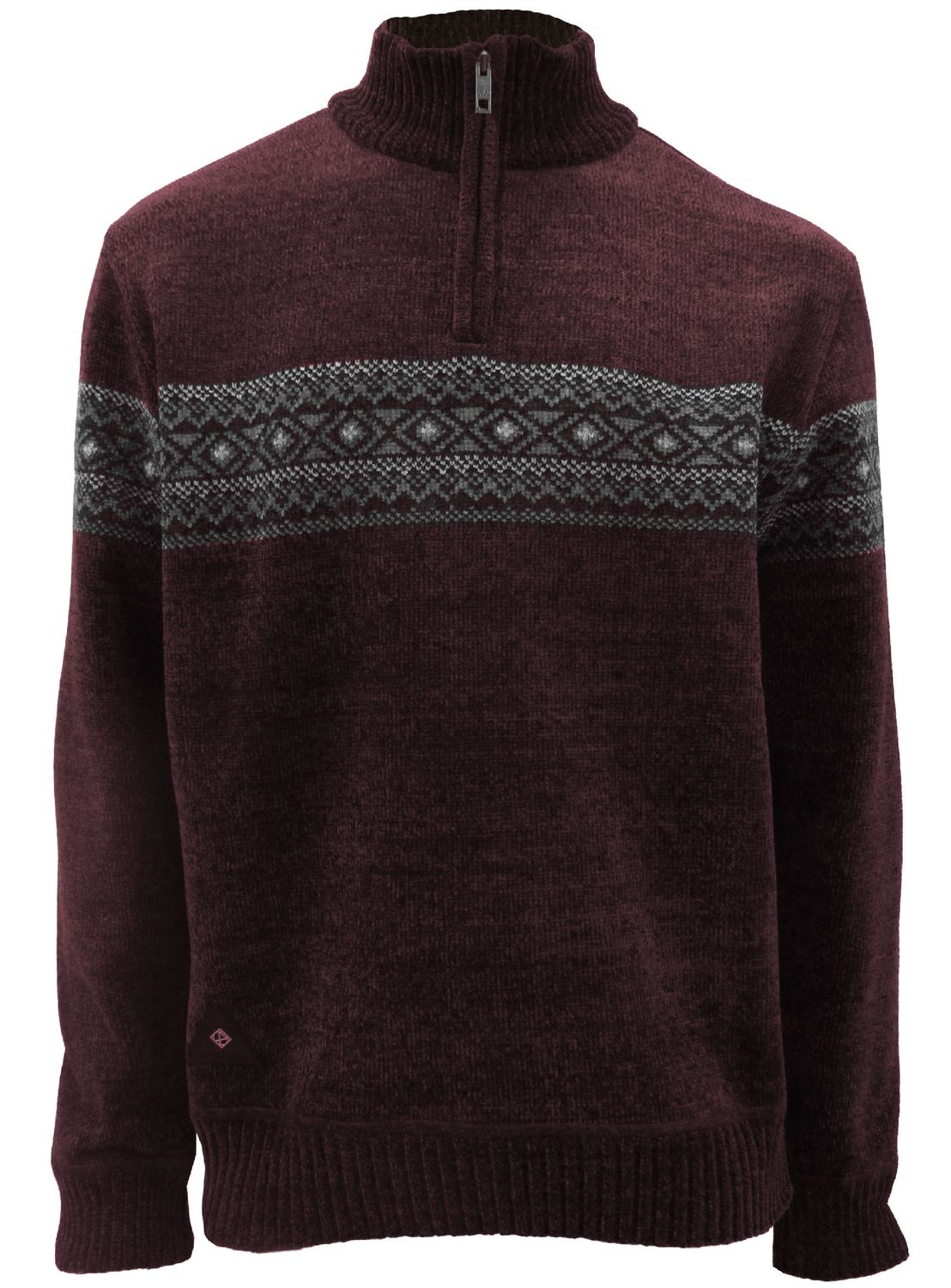 P/Z Bonded Mock Zip Sweater - 7568671