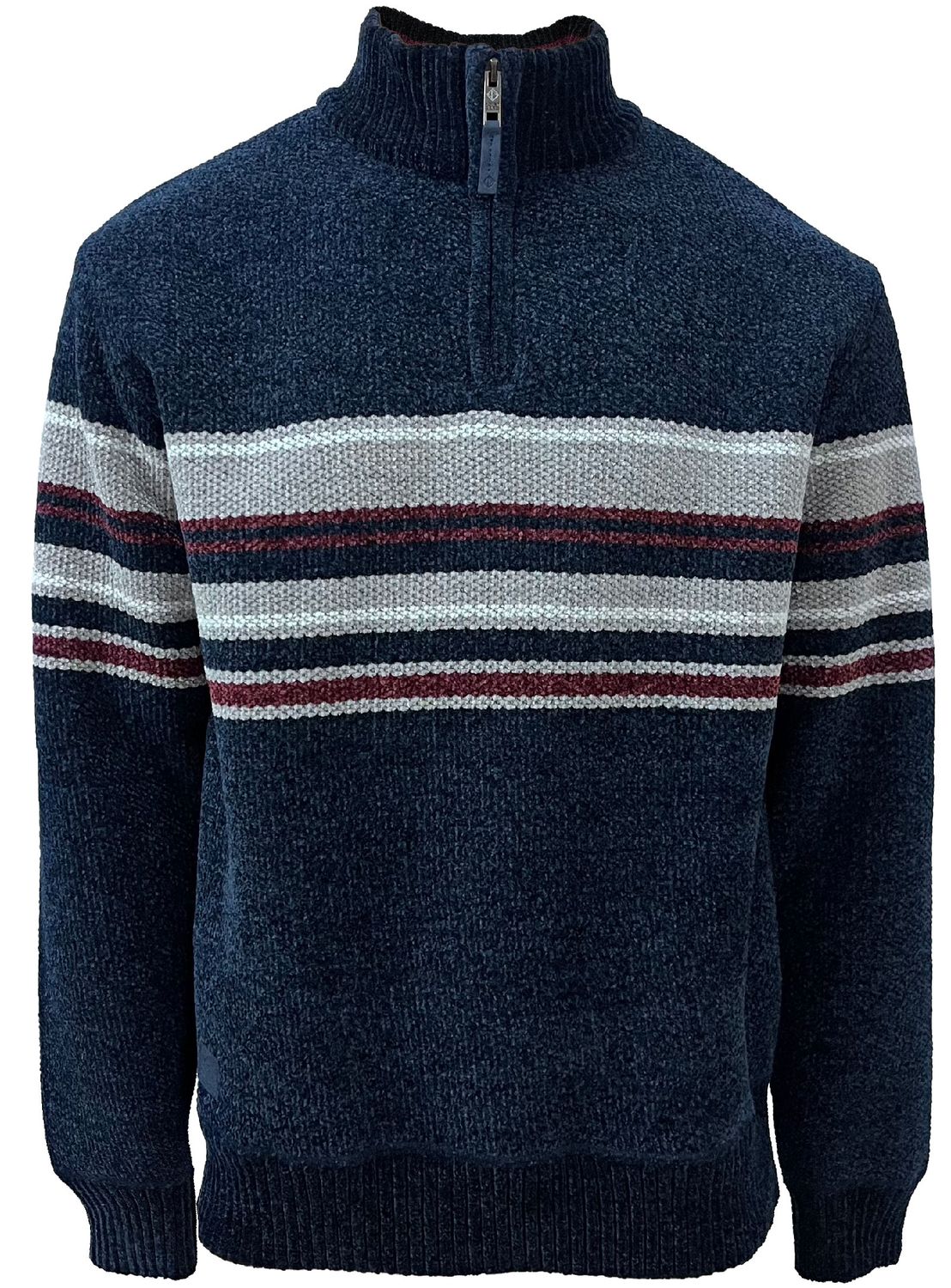 P/Z Bonded Zip Mock Neck Sweater - 7568694