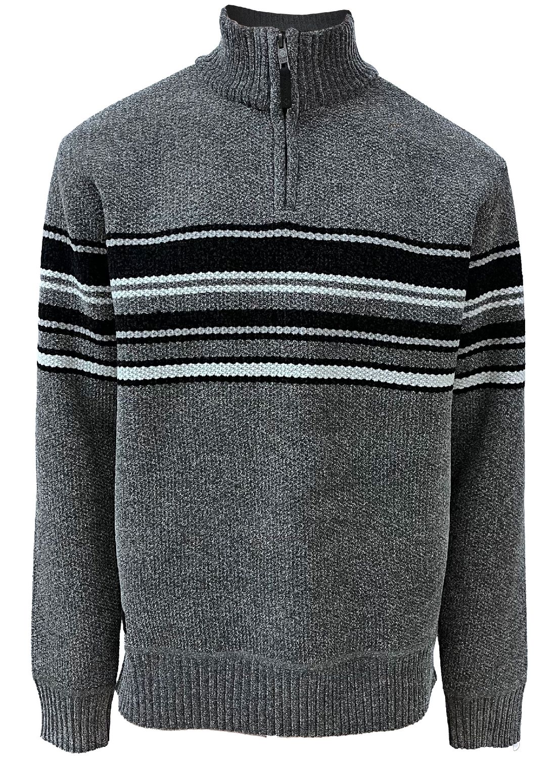 P/Z Bonded Zip Mock Neck Sweater - 7568694