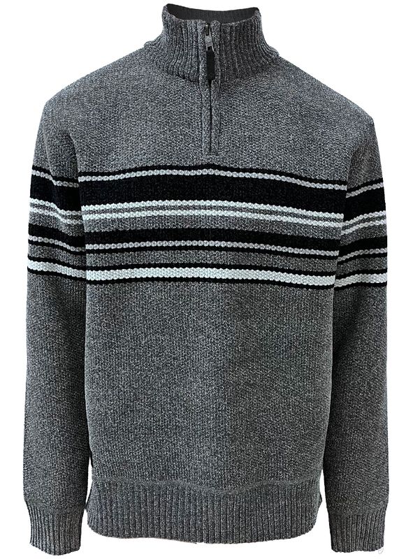 P/Z Bonded Zip Mock Neck Sweater - 7568694