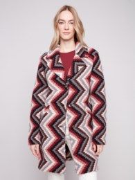 Charlie B Long Crochet Coat C6346R