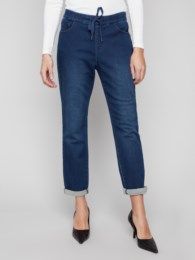 Charlie B Knit Denim Joggers C5347Y