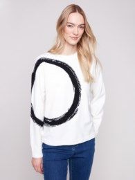 Charlie B Crew Neck Sweater C2882