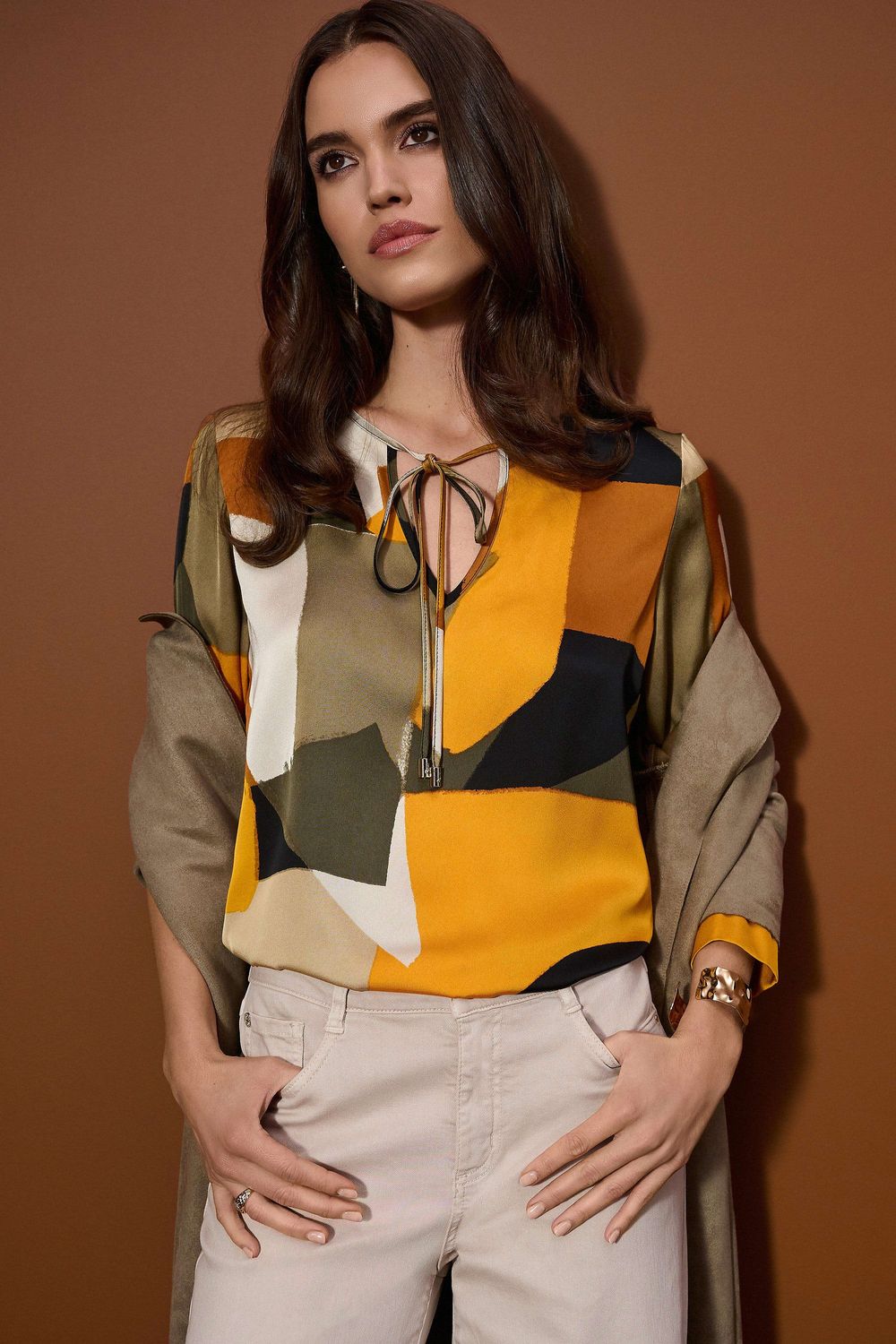 Ribkoff Abstract Print Straight Tunic 253011
