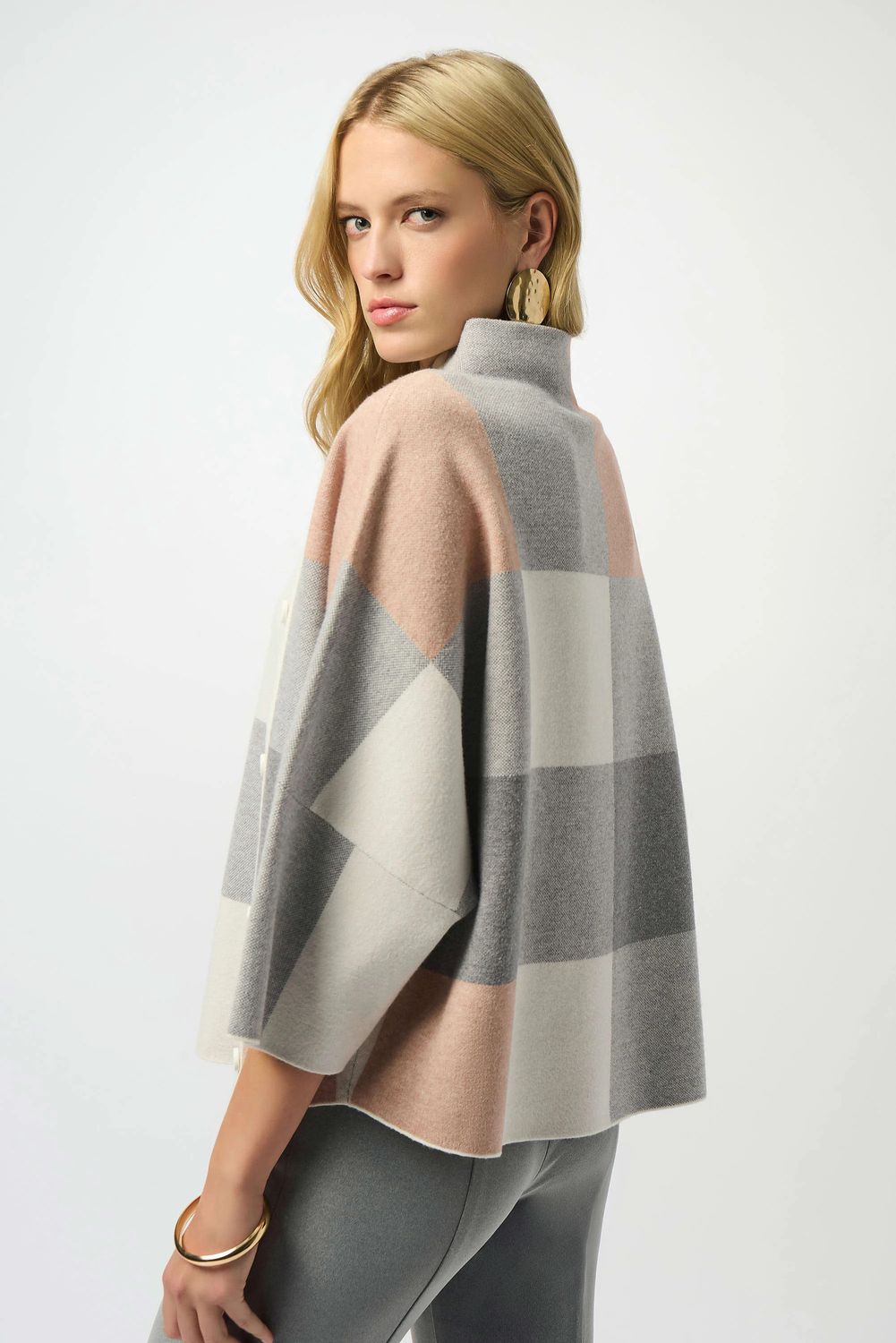 Ribkoff Plaid Sweater 243948F25