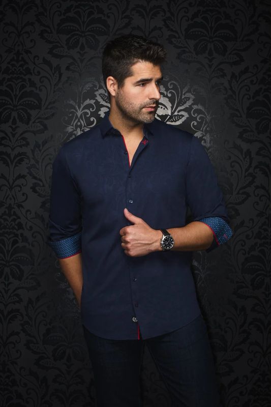 Au Noir L/S Cotton Stretch Shirt - Dunn