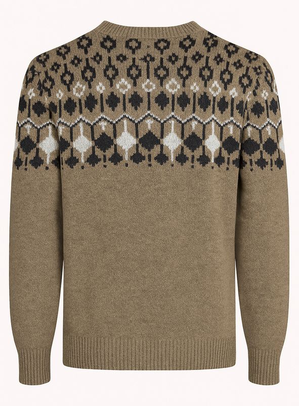 P/Z Crew Neck Patterned Sweater - 7563650